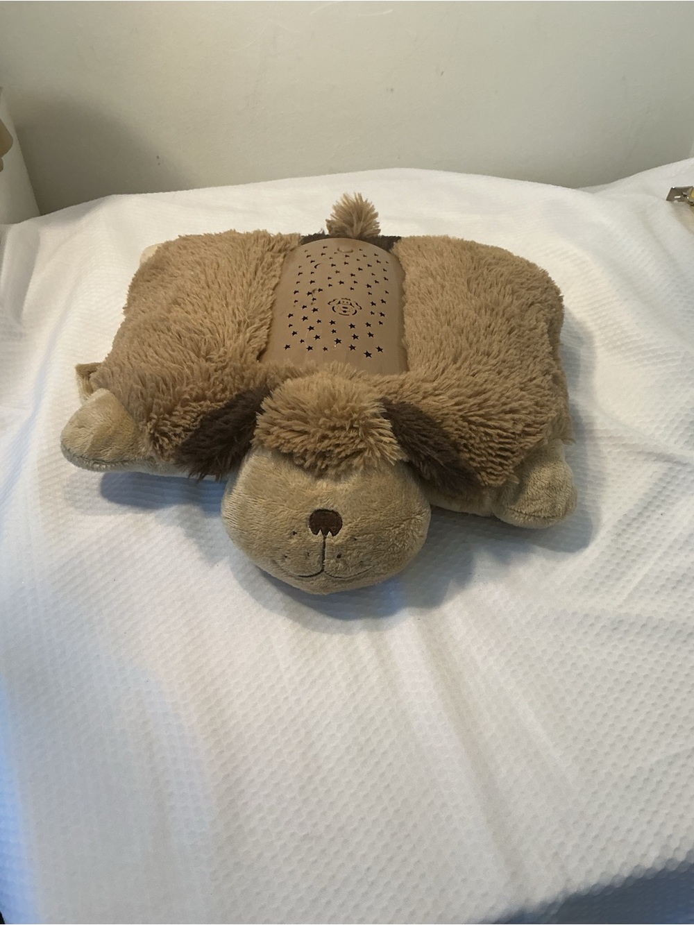 Dream Plush Puppy Night Light Pillow project constellation - Tan Brown